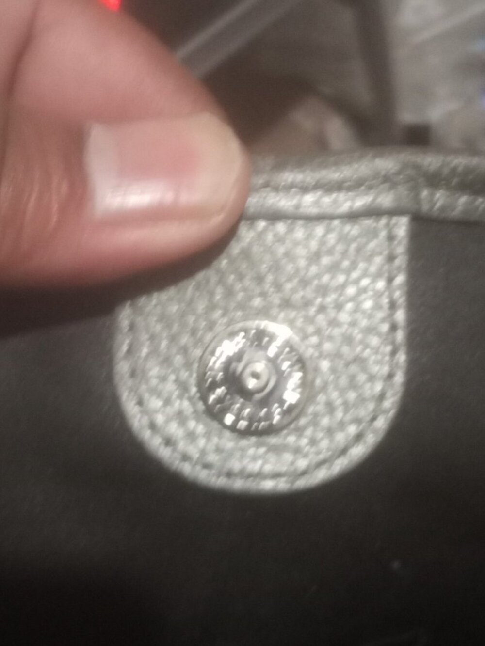 Coach Penelope Leather Snakeskin Trim Crossbody Bag F16533 Preloved Gray - Picture 13 of 15
